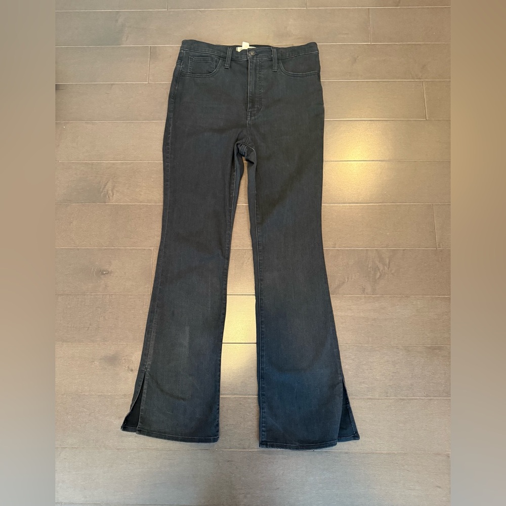 MADEWELL Roadtripper Skinny Flare Black Jeans - Picture 2 of 9